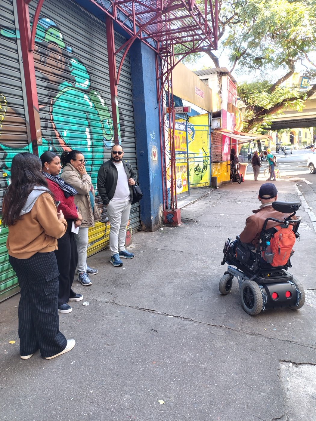 Cidade do Cuidado — visita técnica sobre condições de acessibilidade em São Paulo